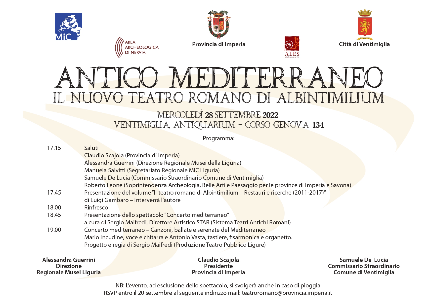 ANTICO MEDITERRANEO  Il "nuovo" teatro romano di Albintimilium